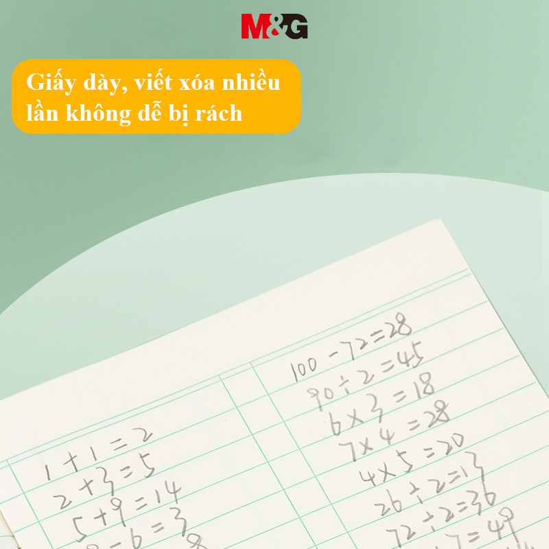 Vở Luyện Viết Tiếng Trung M&G Sách 36k 14 Trang, Vở Tiếng Anh, Vở Pinyin, Vở Ô Vuông, Vở Toán 1PC