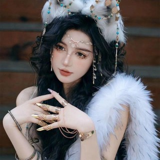 Khăn lông thú giả dài 180cm, chất liệu lông tơ sang trọng, phù hợp tiệc tùng và giữ ấm cổ