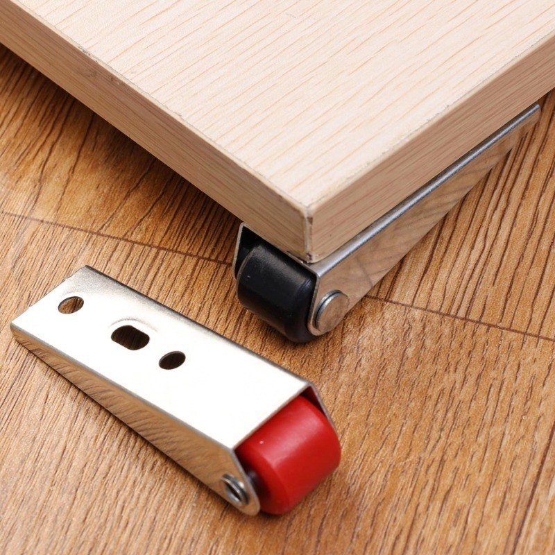 1 / 2 / 4 Ròng Rọc Định Hướng Có Ốc Vít - Bánh Cửa Tủ - Bền Đẹp, Chịu Lực Mạnh, Tắt Tiếng Con Lăn - Bánh Xe Hỗ Trợ Đáy Cửa - Dành Cho Đồ Nội Thất, Bàn - Bánh Đa Năng