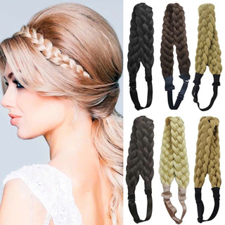 Băng Đô Thắt Bính Co Giãn, Dây Buộc Tóc Bện Bohemian Đội Đầu Thời Trang HaminStore