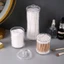Hôp đựng tăm bông, bông tẩy trang có nắp đậy bằng acrylic trong suốt