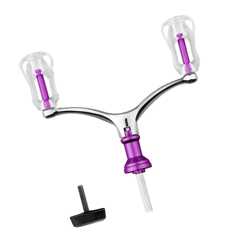 IOR Tay Cầm Đôi Máy Câu Tay Cầm Lắp Ráp Phần Baitcasting Máy Câu Tay Cầm