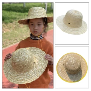 Yoo Child Chống Nắng Mũ Rơm Bảo Vệ Mũ Đi Biển Hoạt Động Ngoài Trời Mũ Ảnh Mũ Chống Nắng