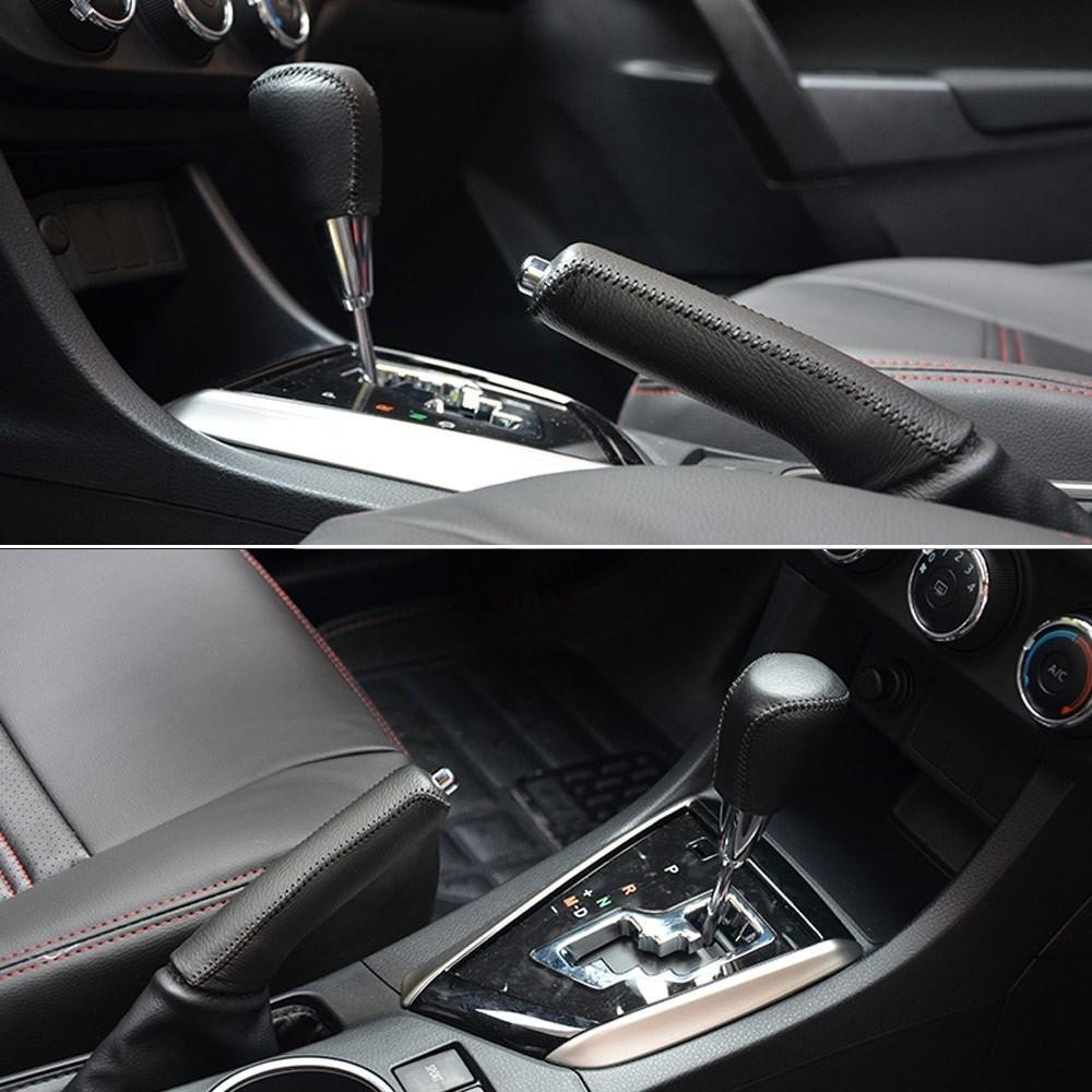 Bao Da Cần Số, Tay Phanh TOYOTA  ALTIS, RUSH STD(2014-2021), VIOS 2014-2018 da bò, khâu thủ công