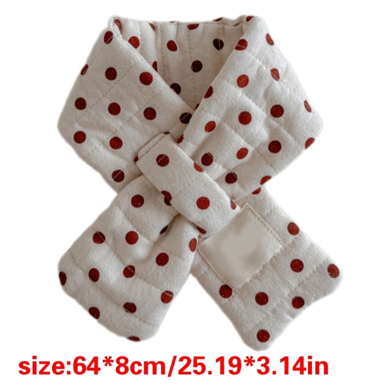 Dasbsug Unisex Trẻ Em Cổ Khăn Cotton Ấm Cổ Thoải Mái Dài Giảm Thanh Cho Bé Trai Bé Gái