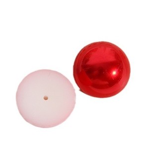 18mm Bóng Ngọc Trai Màu Tròn Nửa Viên Nhựa Miếng Dán Vỏ Điện Thoại Bông Tai DIY Phụ Kiện Trang Sức Chất Liệu Bán Buôn
