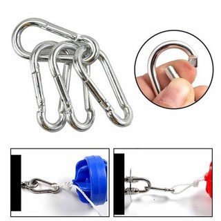 Set 10 Móc Khóa Carabiner Chữ D Mini Bằng Hợp Kim Nhôm Tiện Dụng Khi Đi Cắm Trại ALINE