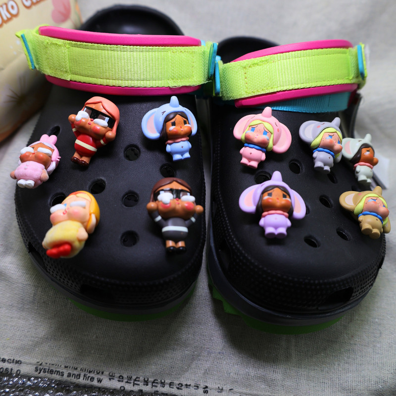 POP MART Khóa giày Zhibixing series hình bé voi, phụ kiện lỗ khóa tháo rời cho crocs