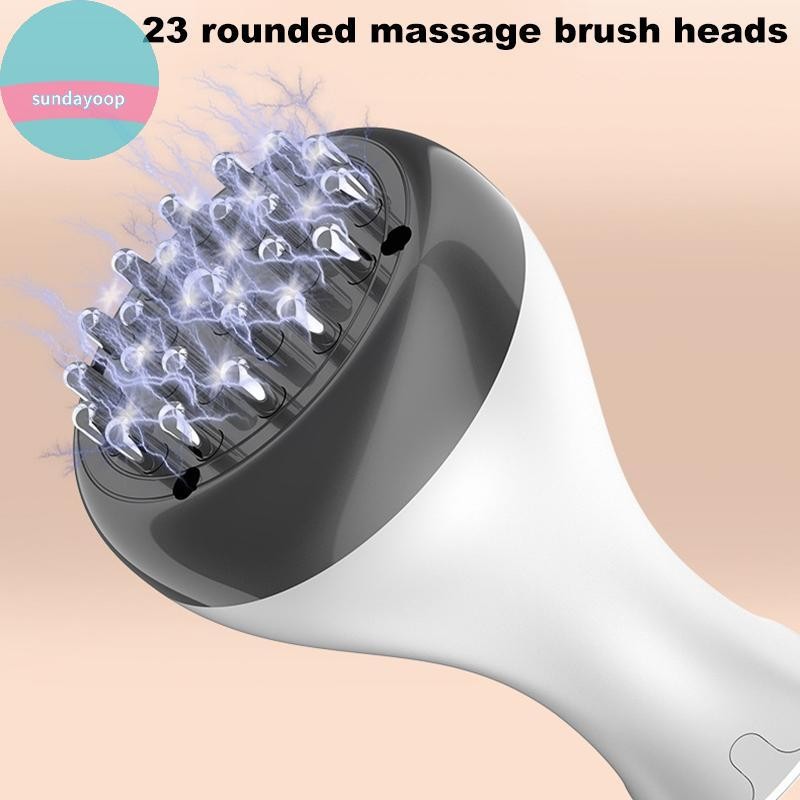 Sund Điện Kinh Tuyến Bàn Chải Gua Sha Máy Mát Xa Toàn Thân Rung Nén Nóng Cạo Lymphatic Thoát Nước Máy Đốt Mỡ VN