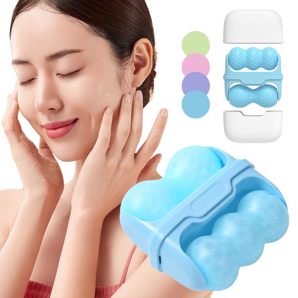 Con Lăn Đá Cho Mặt Massage Mắt Dụng Cụ Hai Đầu Di Động Làm Mát Mặt Máy Mát Xa Lạnh Mặt Y5r0
