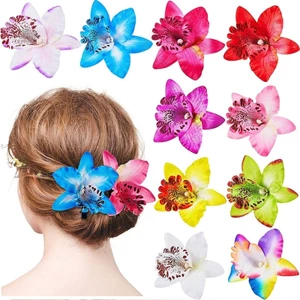 Treeling Thời Trang Cá Tính Kẹp Tóc Họa Tiết Sáng Tạo Kẹp Tóc Hoa Lan Tóc Barrettes Cho Nữ Bé Gái Và Sự Kiện Đặc Biệt