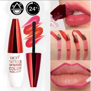 QCIY Matte Lip Gloss - Bút xăm môi lâu trôi, chống thấm nước có thể tháo rời cho đường viền môi tự nhiên