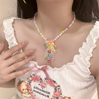 Mùa hè phong cách kỳ nghỉ - Hạt hoa cho dây chuyền và bông tai