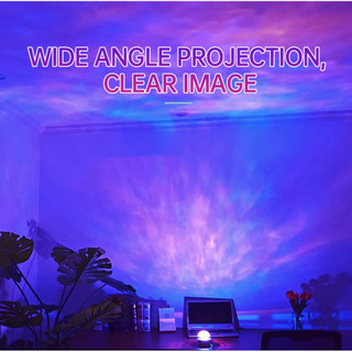 Đèn ngủ USB Aurora RGB 5V Điều khiển kích hoạt âm thanh xoay tự động Trang trí phòng hát tại nhà