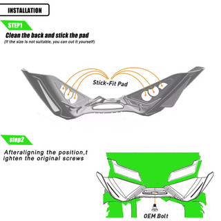 Mới MT-09 (2024 Gen 4) Bộ Cánh lướt gió phía trước khí động học cho Yamaha MT- 09 MT 09 & MT09 SP 2024-2025 Phụ kiện xe máy