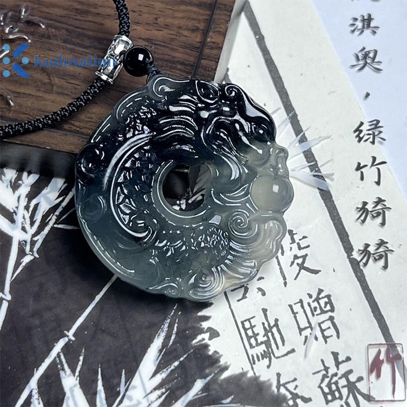 Kudosation Phong Cách Trung Hoa Rồng Phượng Mặt Dây Chuyền Vòng Cổ Cho Nữ Cô Gái May Mắn Trừ Tà Ác Thần An Toàn Tốt Lành Quyến Rũ Vòng Cổ