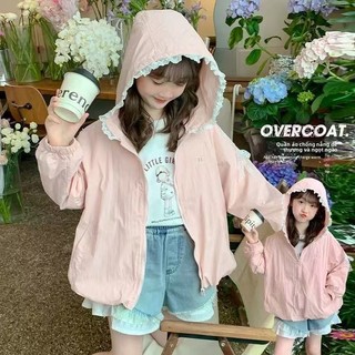 Áo chống nắng bé gái Hàn Quốc 2026 – Mỏng nhẹ thoáng khí, chống tia UV dễ thương