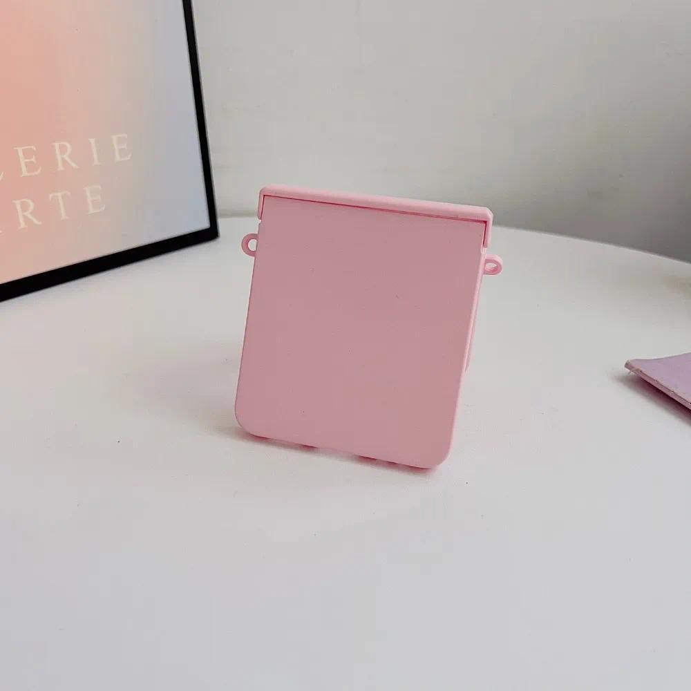 Ốp Lưng Va Chạm Màu Mờ Sang Trọng Cho Samsung Galaxy Z Flip 7 6 5 4 3 5G Zflip7 Gradient Hai Màu Cứng Bản Lề Bảo Vệ Vỏ Chống Sốc