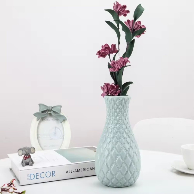 Bình nhựa Trang trí phòng khách Đồ trang trí hiện đại để cắm hoa Trang trí nhà cửa