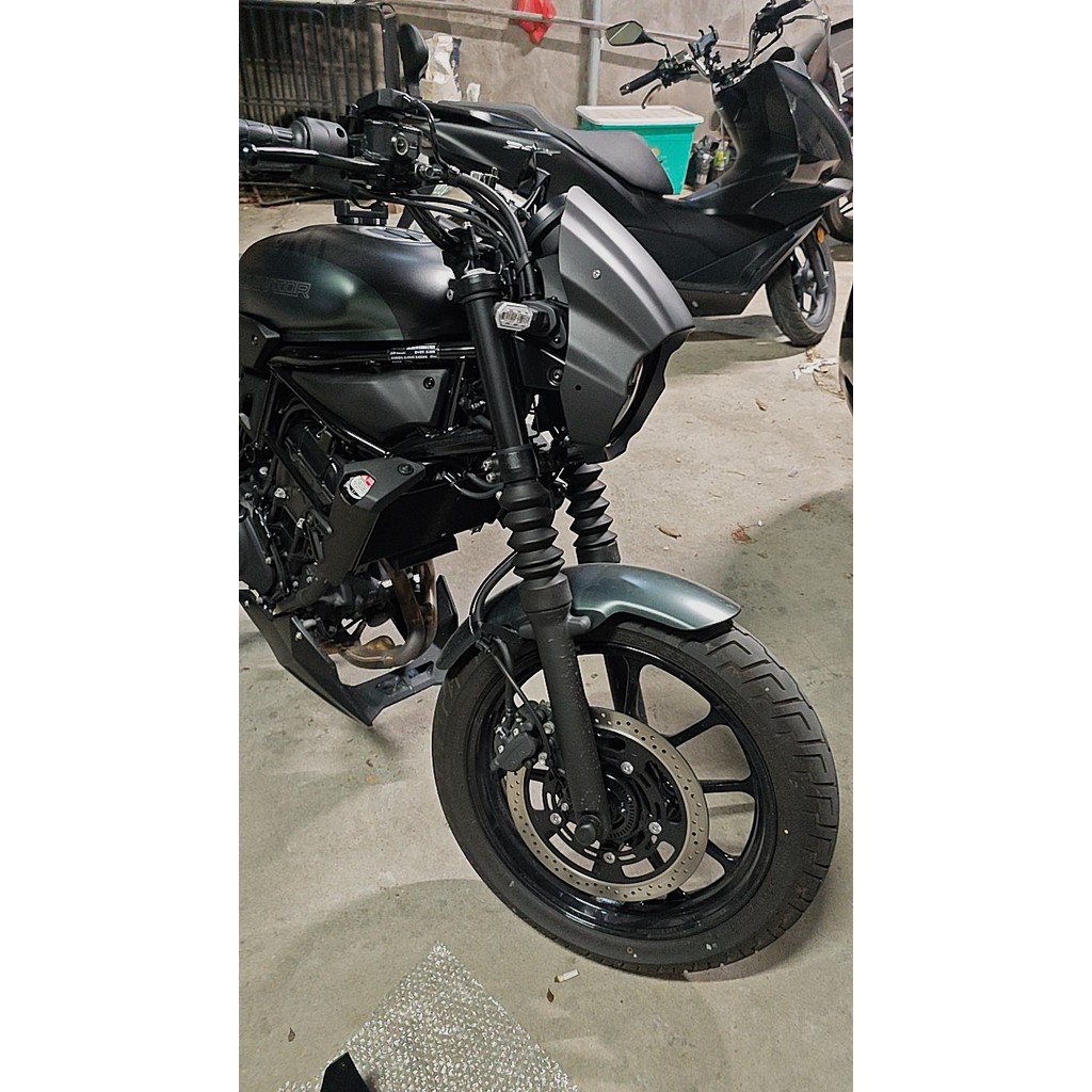 Thích hợp cho Kawasaki eliminator450 400 500 SE Sửa Đổi Đèn Pha Bảo Vệ Bóng Phụ Kiện