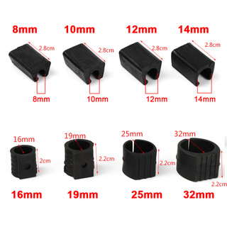 10 Cái / bộ Hình Chữ U Màu Đen Ghế Chân Miếng Lót Chống Trơn Trượt Nghiêng Giảm Chấn Phân Bảo Vệ Sàn Ống Nhựa Bền Mũ Hữu Ích