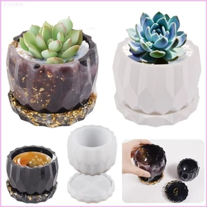 Cinna Khuôn Ép Nhựa cho DIY: Epoxi, Silicon, Xi Măng và Đất Sét - Hình Tròn như Hoa