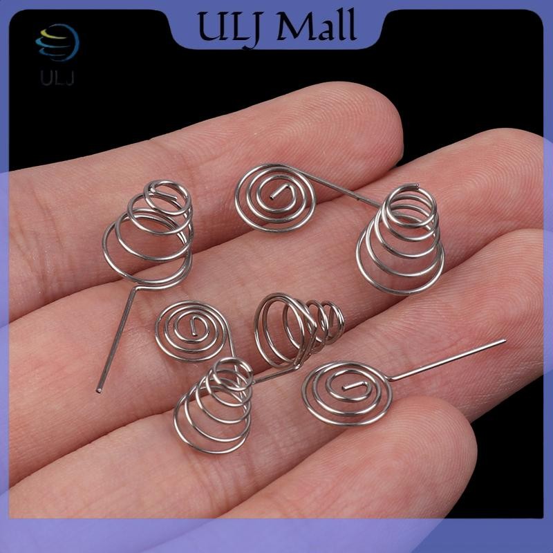 ULJ 5 Chiếc Pin AAA NIckel Dây Lò Xo Pin AA Cuộn Dây Âm Và Tích Cực Lò Xo Tấm Tiếp Xúc DIY Phụ Kiện.