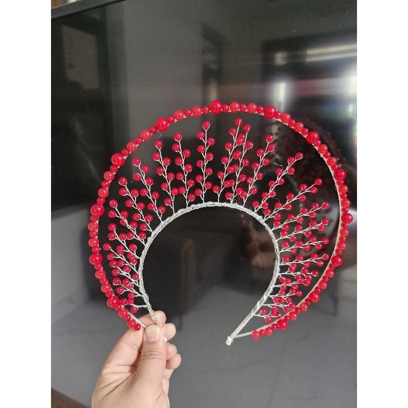 (1 cái) cài tóc dùng để đội đầu biểu diễn văn nghệ, cô dâu cài tóc chụp ảnh áo dài, đạo cụ phụ kiện