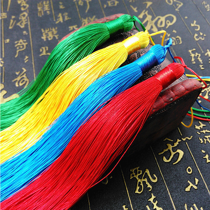 (1 cái)Tua rua cổ trang 30cm nhiều màu, nguyên liệu làm trang sức cổ trang, Nguyên liệu diy