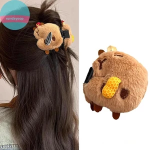 Sund Hoạt Hình Dễ Thương Capybara Hai Mặt Sang Trọng Vuốt Tóc Thu Đông Phù Hợp Với Kẹp Dành Cho Nữ Bé Gái Phụ Kiện Tóc VN