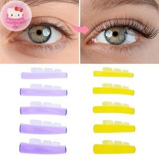Moonlights 5 Đôi / hộp Silicon Tự Dính Lông Mi Perm Rod Lash Nâng Lamination Pad 3D Lông Mi Nối Dài Uốn Phụ Kiện Dụng Cụ EN