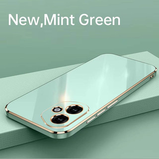 Vỏ mạ mềm khung vàng sang trọng cho Honor 400 Pro 400 Lite X70i X6C GT Vuông cạnh phẳng Vỏ silicon Ống kính Bảo vệ toàn diện Mặt sau thời trang chống sốc Vỏ điện thoại
