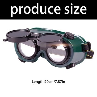 QUIM Kính hàn hạng nặng Kính lật Tấm che Polycarbonate Bảo vệ khung chống sốc cho thợ hàn chuyên nghiệp