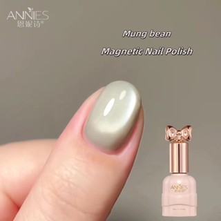 ANNIES Mung Bean Color Sơn móng tay từ tính Ánh sáng mùa hè Gel xanh khô nhanh 10ml Cửa hàng làm móng tay chuyên dụng