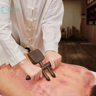 Chenlongshang Cloud Shengyang Xẻng Mở Lưng Dụng Cụ Cạo Massage Guasha Cán Dính Cầm Tay Đặc Biệt Wenge Gỗ Dụng Cụ Massage EN