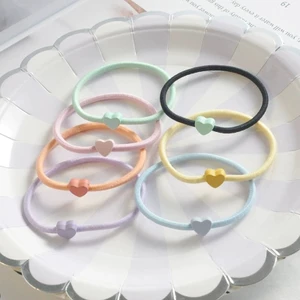 Scrunchies Màu Đàn Hồi Cho Tóc Duổi Ngựa Và Bun - Bộ 5 Chiếc Thời Trang