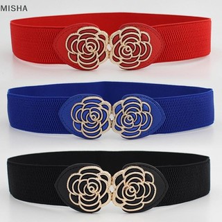 Misa Retro Hình Hoa Khóa Rộng Co Giãn Thắt Lưng Cho Nữ Váy Thắt Lưng Quần Áo Phụ Kiện Trang Trí Tiệc