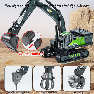 【BabyJoy】Máy cẩu cho bé đồ chơi,Máy xúc,Máy cẩu,Đồ chơi xây dựng kỹ thuật,cao cấp bằng hợp kim & nhựa ABS
