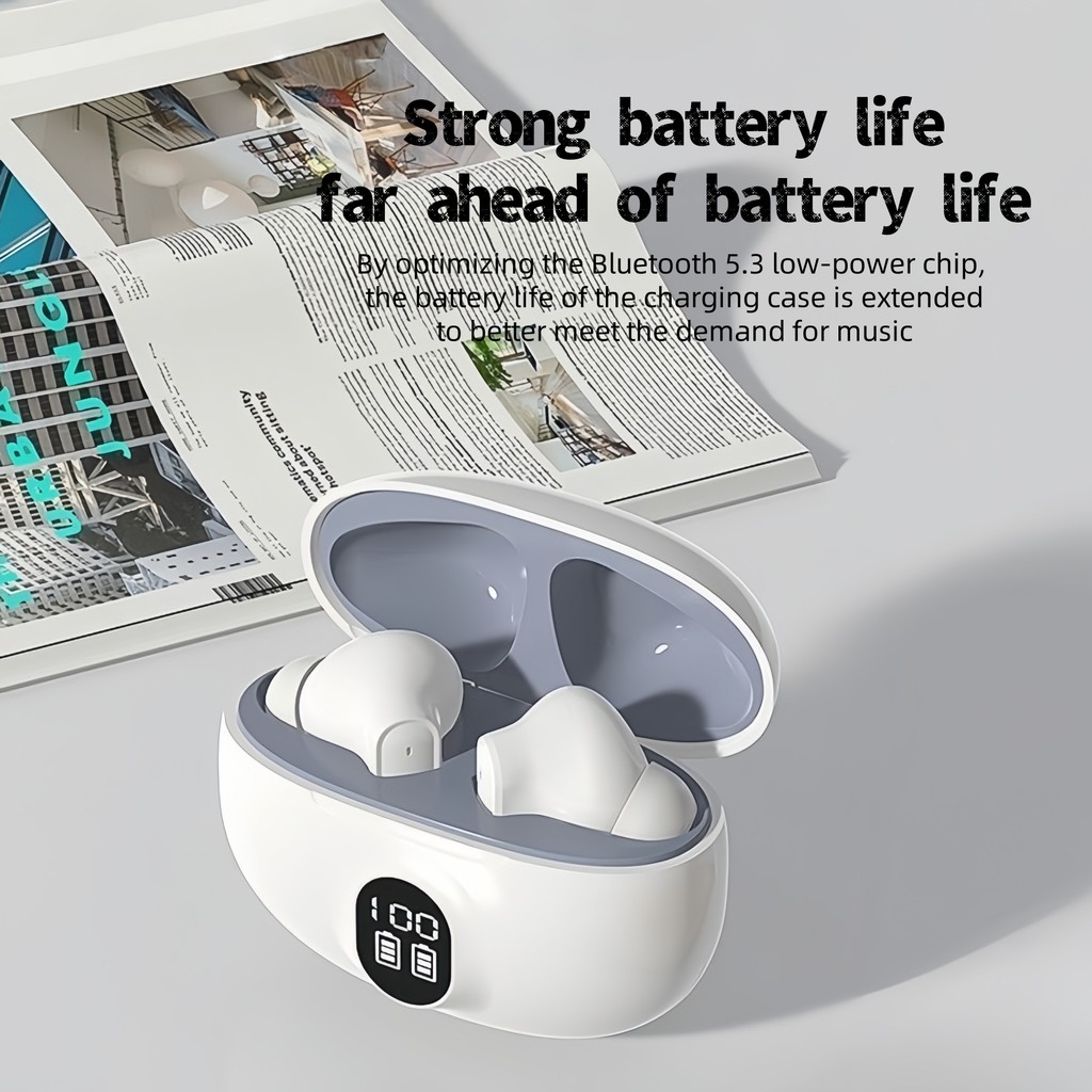 Tai nghe nhét tai Bluetooth không dây KY5 Pro có màn hình pin LED thông minh và gọi thoại độ phân giải cao