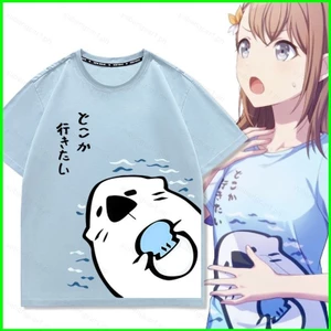 Áo thun anime YB1 Project Sekai - HANASATO MINORI, màu sắc rực rỡ, tay ngắn