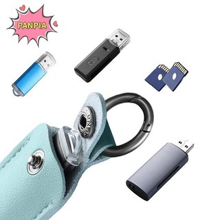 [PNPIA] Túi đựng đĩa U bằng da Hộp đựng chìa khóa USB Flash Drive Túi lưu trữ Pendrive Vỏ bảo vệ Hộp đựng thẻ nhớ VN