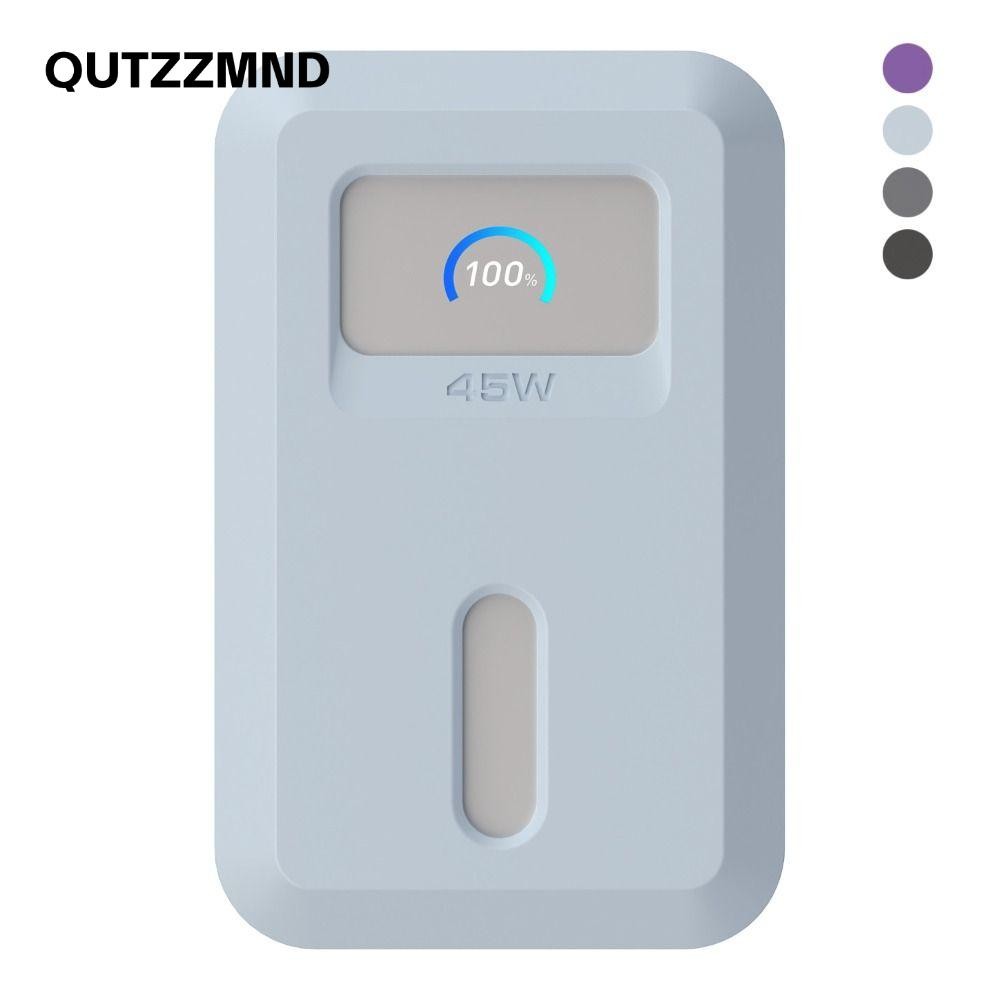 QUTZZMND A1638 Bảo vệ, Silicon chống sốc di động, Chất lượng cao Chống bụi mềm mang theo cho Anker S1 45W Power Bank 10000mAh Du lịch