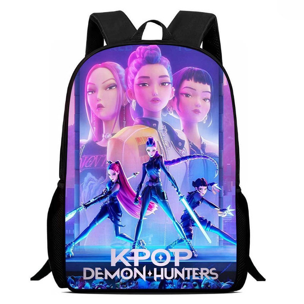 GC2 Ba lô đi học tiểu học KPop Demon Hunters Ba lô in hình hoạt hình anime ba lô K-POP Túi trẻ em CG2