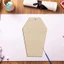 20 Miếng Gỗ Thẻ Quan Tài Cắt Giá Tranh Nhãn Halloween Quan Tài Thủ Công Cho Sinh Nhật Tấm Cửa Tường Lễ Tạ Ơn