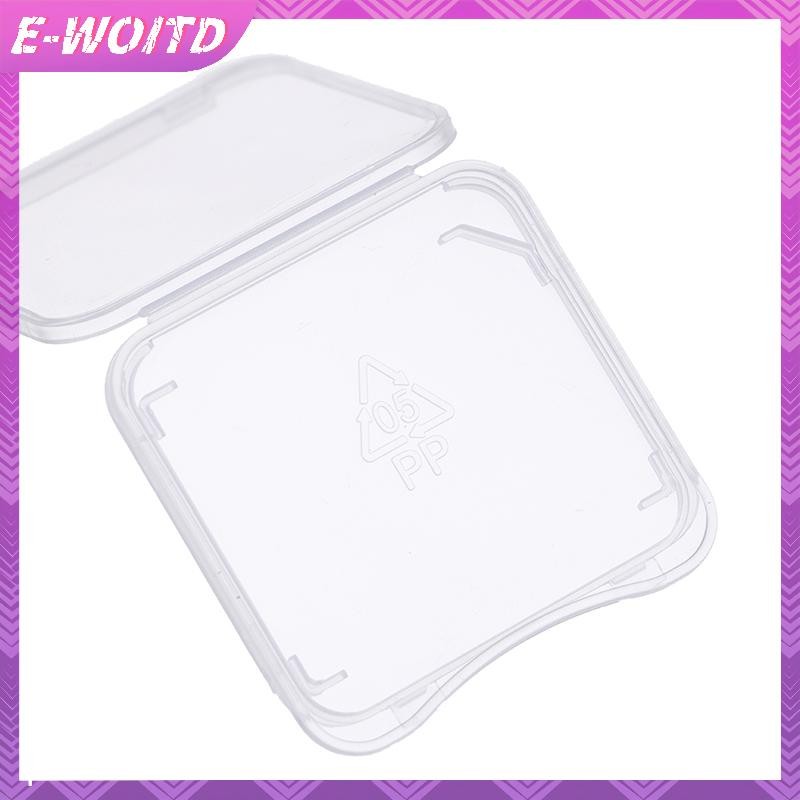 E-woitd 10 Chiếc Hộp Đựng Thẻ Nhớ Hộp Bảo Vệ Cho SD SDHC MMC XD CF Thẻ HNVN