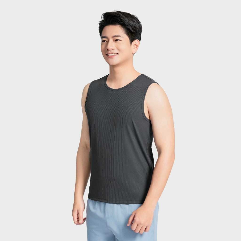 Áo Thun Ba Lỗ Tanktop Nam Cổ Tròn Mềm Mại Co Giãn Insidemen Nhiều Màu ITL106AS0