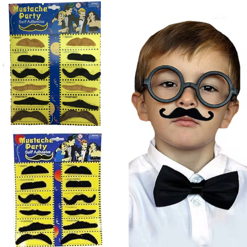 Đảng Râu Halloween Thực Tế Giả Râu Thực Tế Sống Động Halloween Giả ria mép