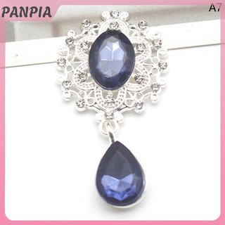 PANPIA-Shining Trâm 45 * 25mm Pha Lê Phụ Kiện Thời Trang Tuyệt Đẹp Đám Cưới Lời Mời Ngày Lễ Trang Trí Sáng Tạo