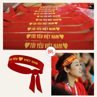 Sỉ 10 Băng Rôn Cổ Vũ "Tôi Yêu Việt Nam" –  Mừng Ngày Quốc Khánh 2/9, Cổ Động Bóng Đá, Vải Phi Bóng In Nét AGFASHION