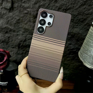 Vỏ sợi Carbon siêu mỏng Thích hợp cho vỏ PC chống sốc Samsung Galaxy S25 S24 Ultra Plus Thích hợp cho vỏ từ tính S25Ultra.